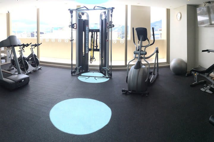 Gimnasio para huéspedes