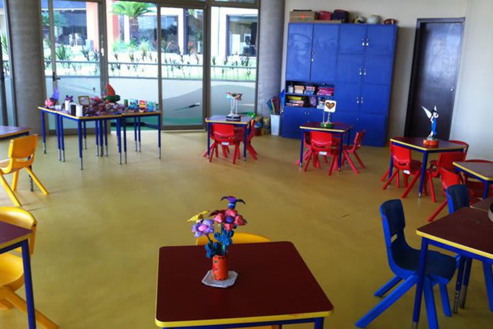 Interior view of the children's club