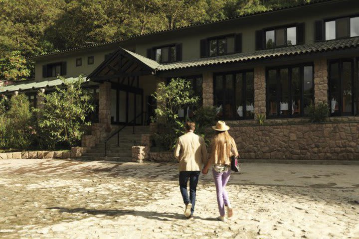 Main entrance of the Machu Picchu Sanctuary Lodge