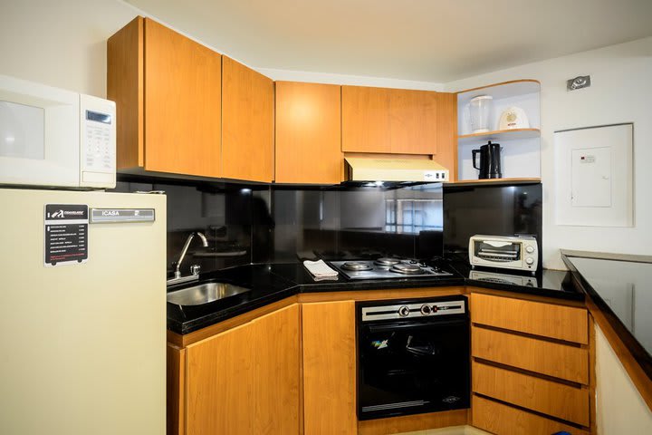 Kitchen in a standard apartment