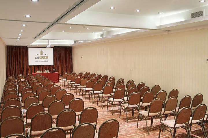 Event room setting at Hotel Sheltown