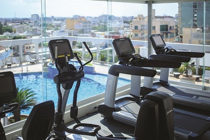 View from the fitness center