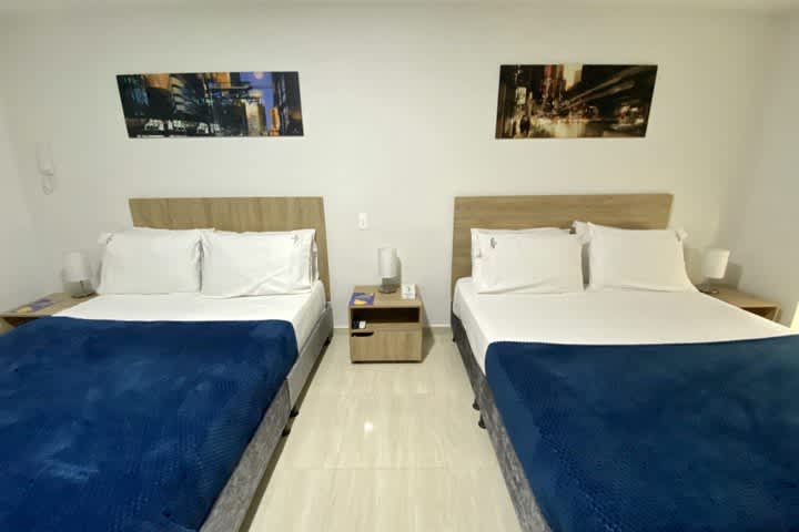 Room with two beds
