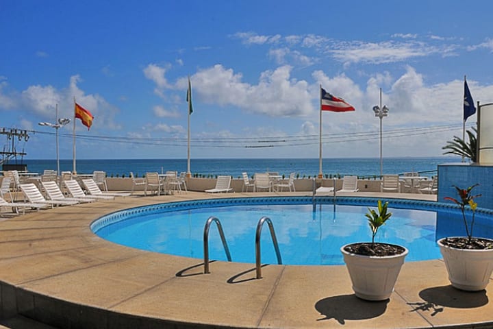 Pool at the Marazul hotel in Salvador da Bahia