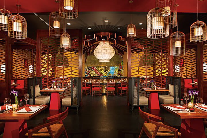 Himitsu restaurant serves Asian cuisine