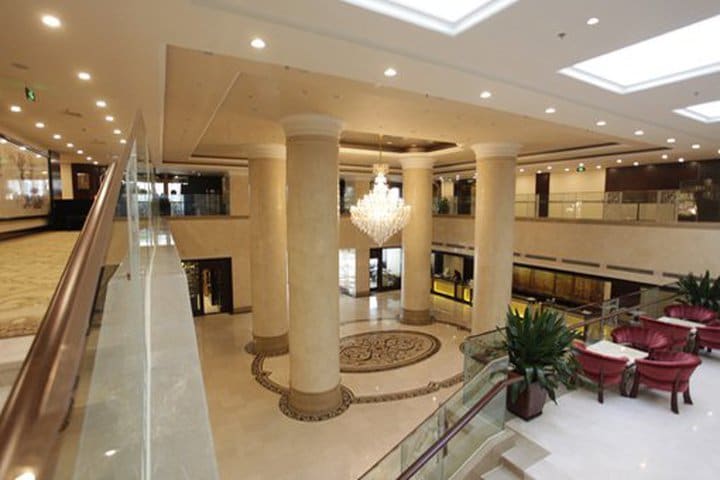 Lobby at the North Star Continental Grand hotel near Olympic Forest Park