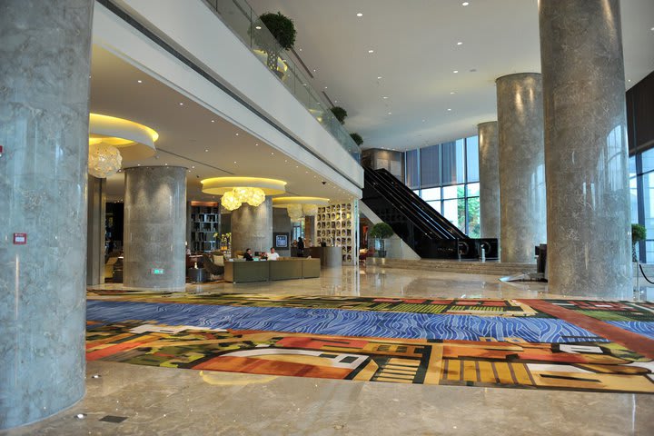 Lobby del hotel InterContinental Shanghai Expo