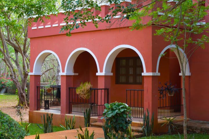 Entrance to the villas at Hacienda Kaan Ac