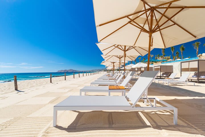 Sitting area at the beach