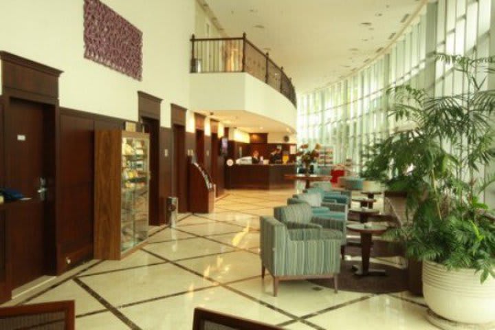 Área de lobby del hotel Park Suites ITC Nova Faria Lima de São Paulo