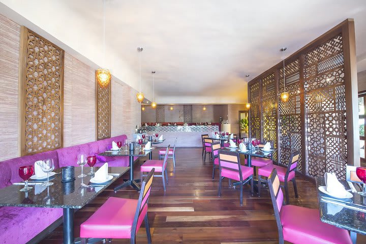 Interior view of one of the restaurants