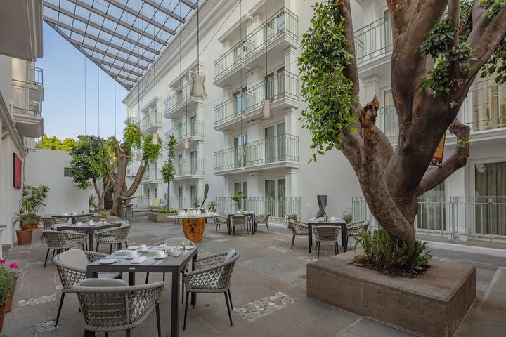 Terrace at Cocina de Los Ángeles