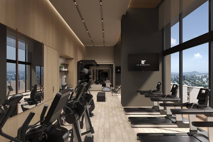 Fitness center (computer-generated image)