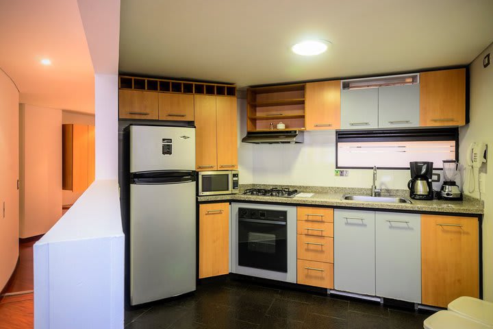 Kitchen in a superior apartment