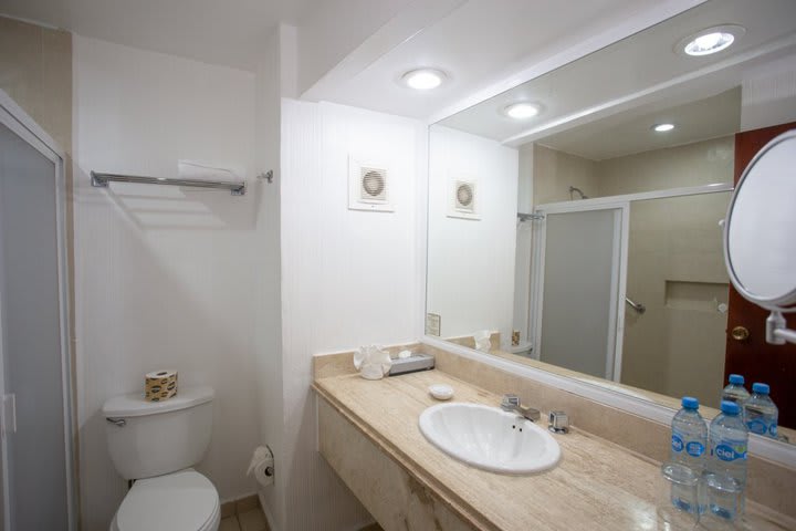 Private guest bathroom