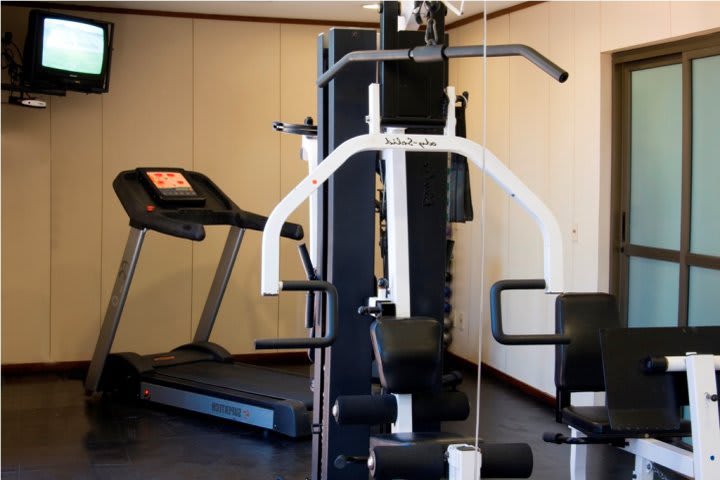 Fitness center at the Promenade hotel in Belo Horizonte