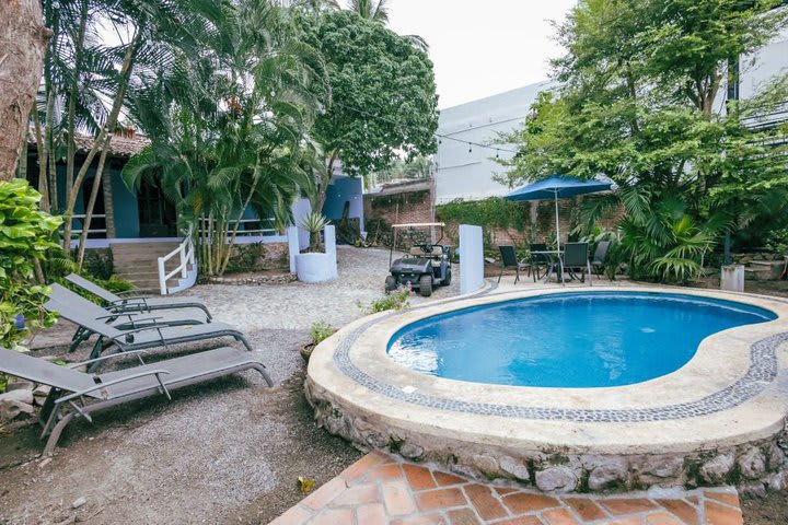 Private pool in the villa