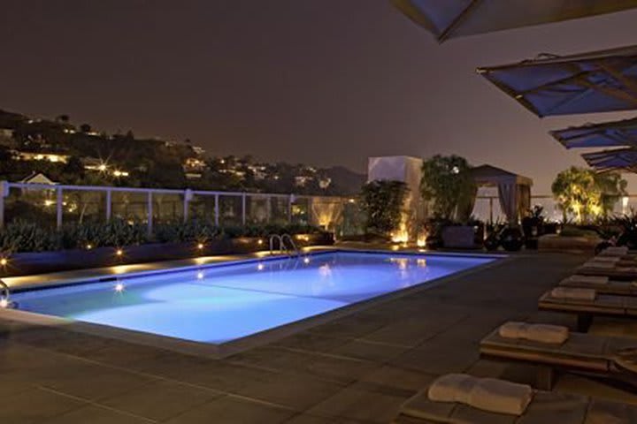 The Andaz West Hollywood hotel has a pool on the top floor