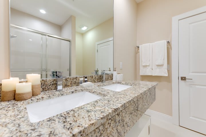 Private bathroom in a villa