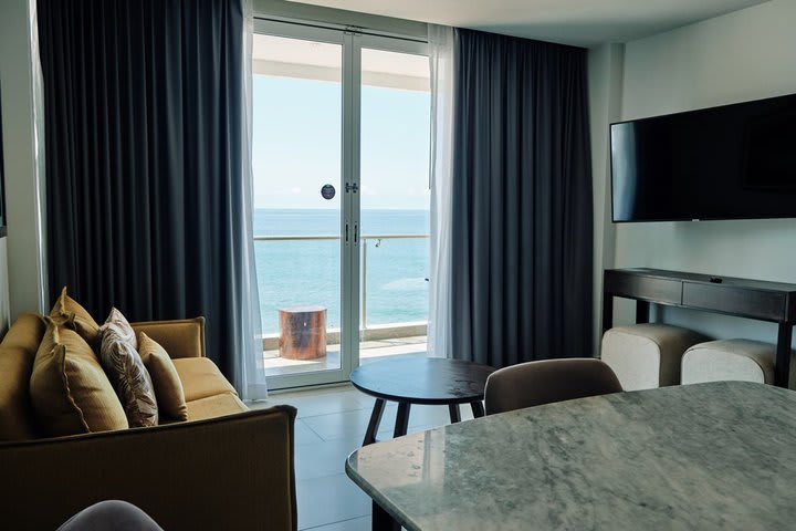 Sitting area of a superior luxury guest room