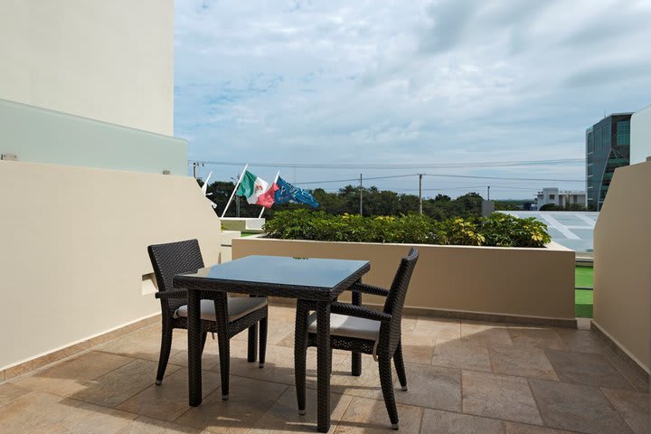 Terraza de una habitación