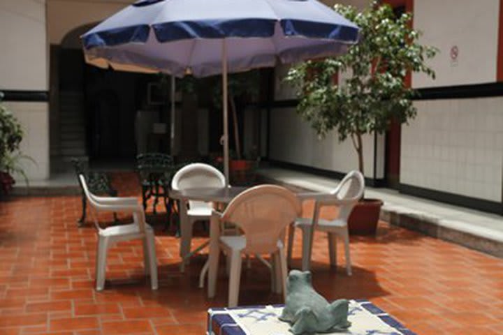 Patio del Hotel Imperial Puebla