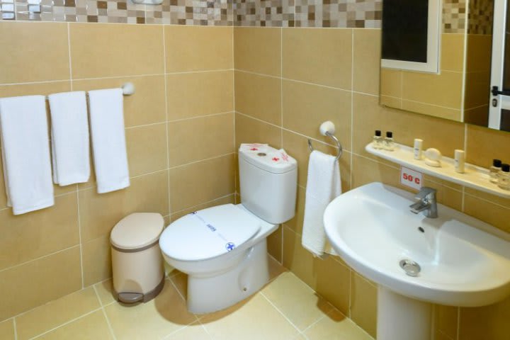 View of a guest bathroom