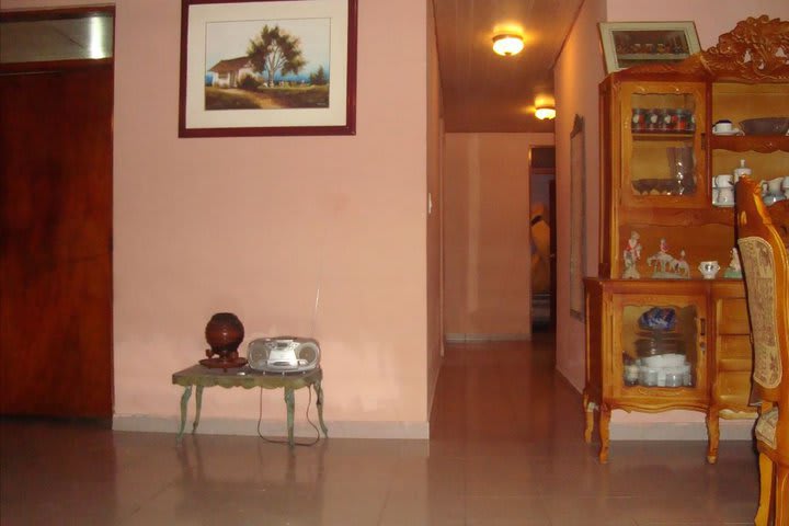 Interior de la posada