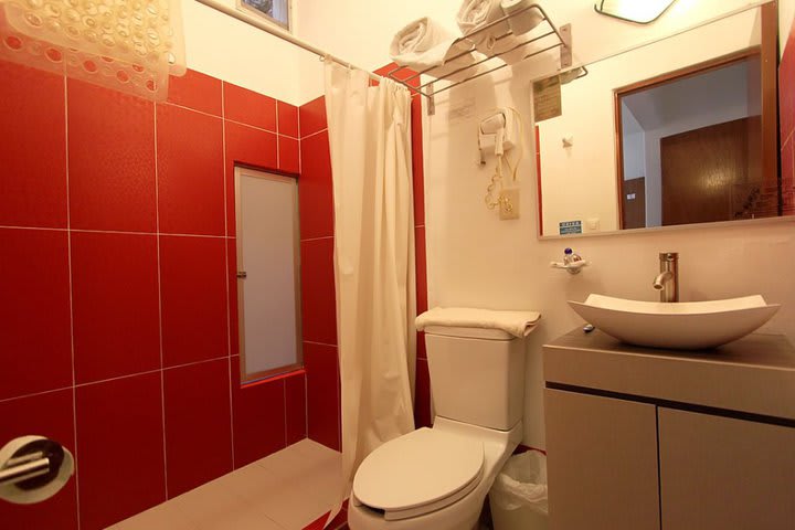 Baño privado de una habitación