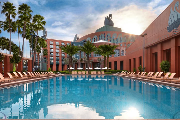 The resort has five outdoor pools