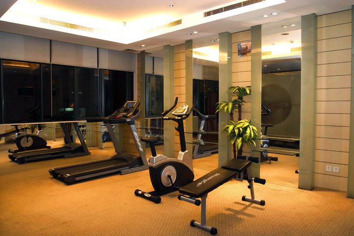 El hotel Gubei Garden cuenta con un gimnasio