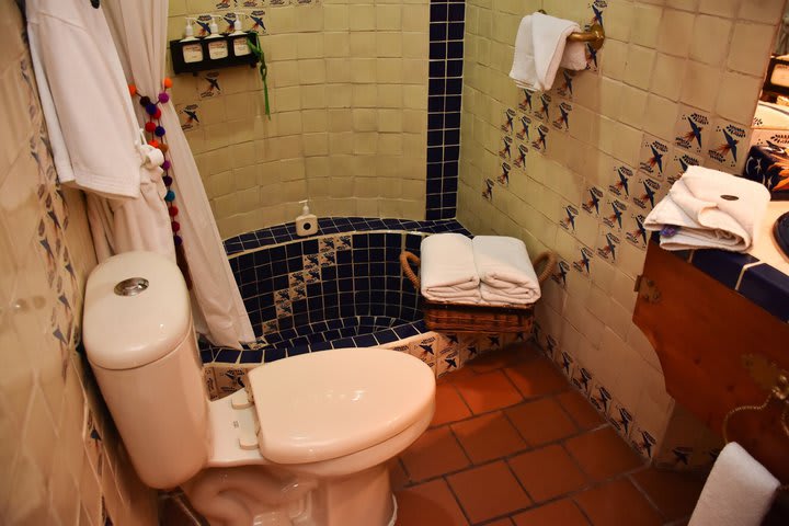 Baño privado con amenidades