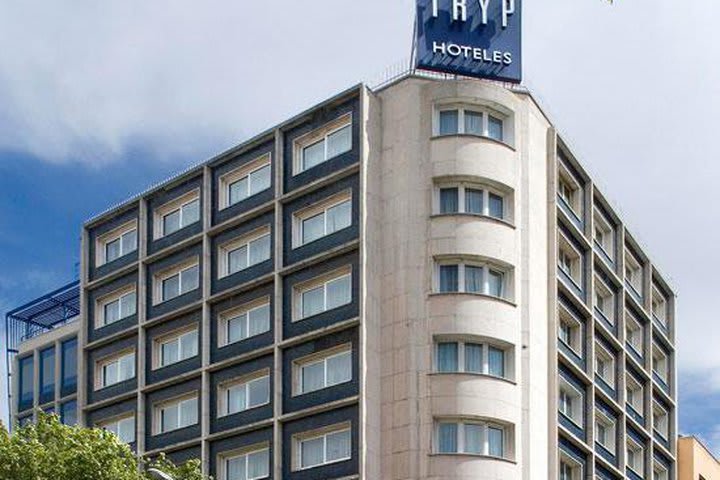 El hotel TRYP Madrid está en el barrio de Chamberí