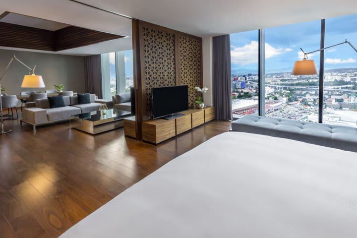 Suite presidencial con vista a la ciudad