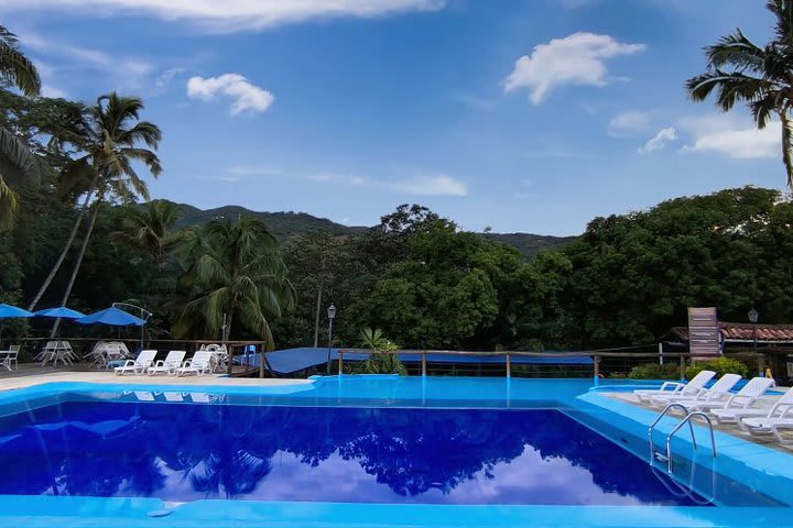 Vista de la piscina