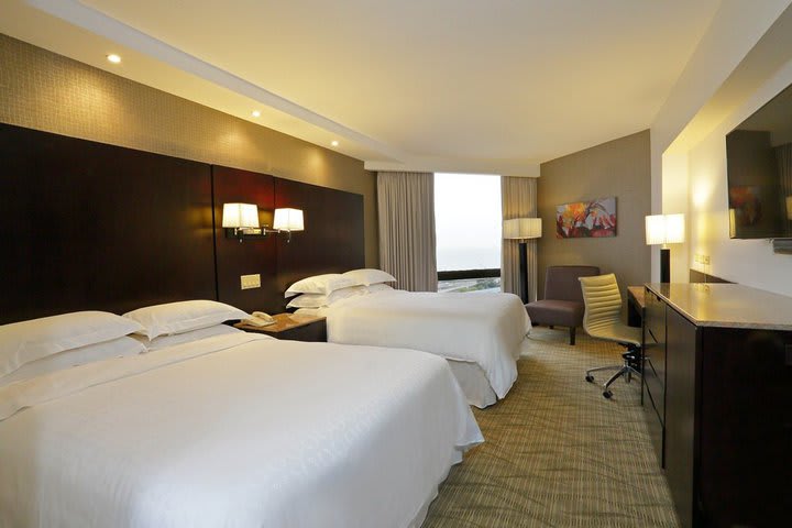 Guest rooms offer LED cable TV