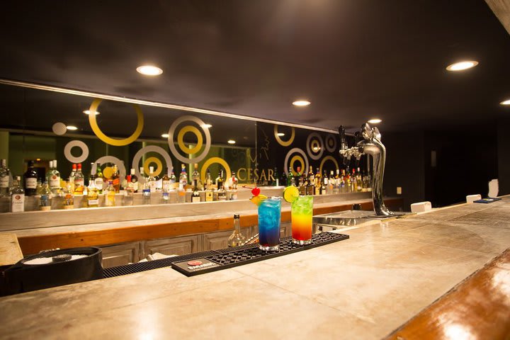 Bar in the nightclub