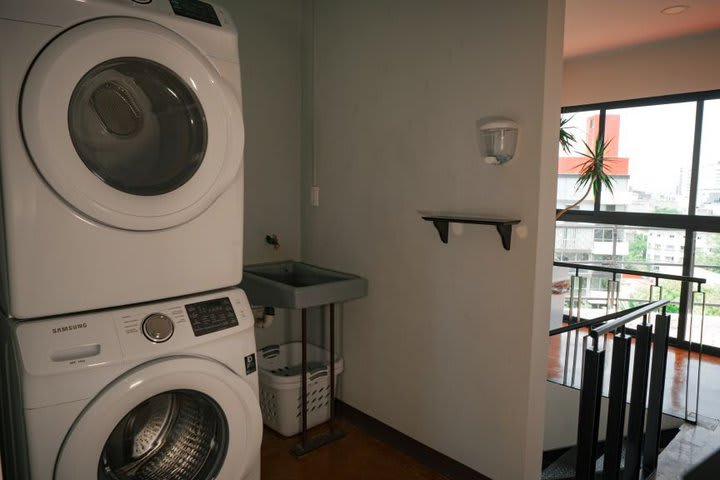 Laundry area for the use of registered guests