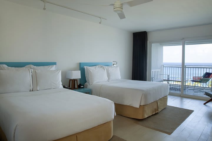 Deluxe Room, 2 Double Beds, Non Smoking, Ocean View