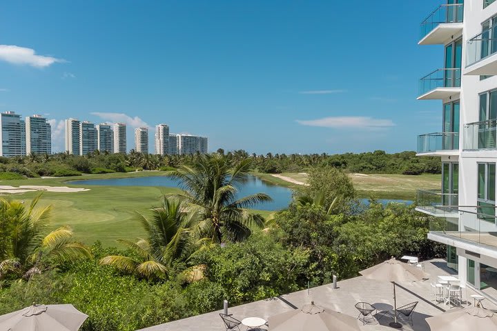 Vista al campo de golf