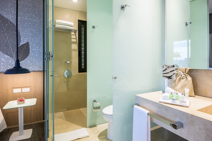 Bathroom in a premium guest room