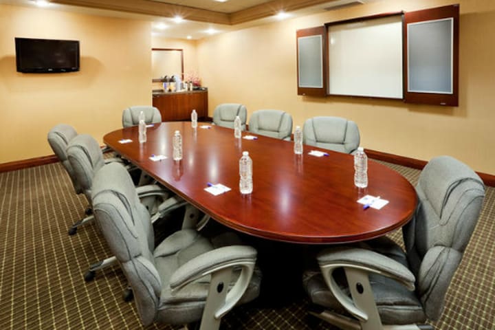 Boardroom at the Holiday Inn Express Hotel Suites Toronto Mississauga