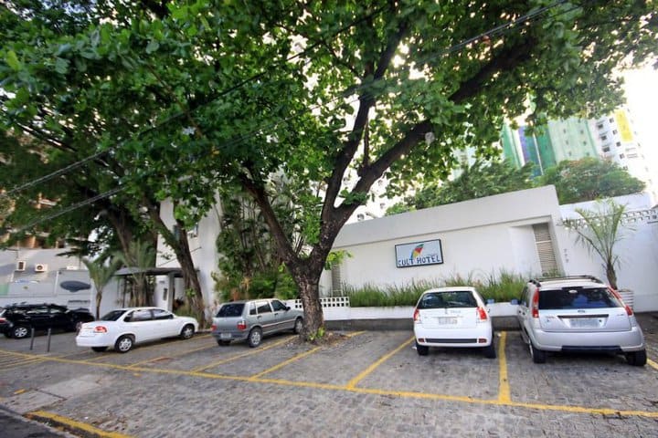 Parking at the MarOlinda Cult Hotel