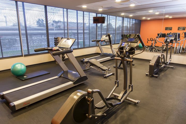 Equipped fitness center