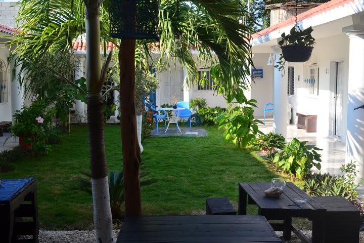 Sitting area in the garden