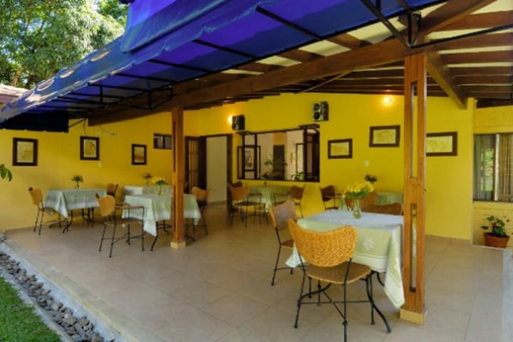 Terrace of the restaurant