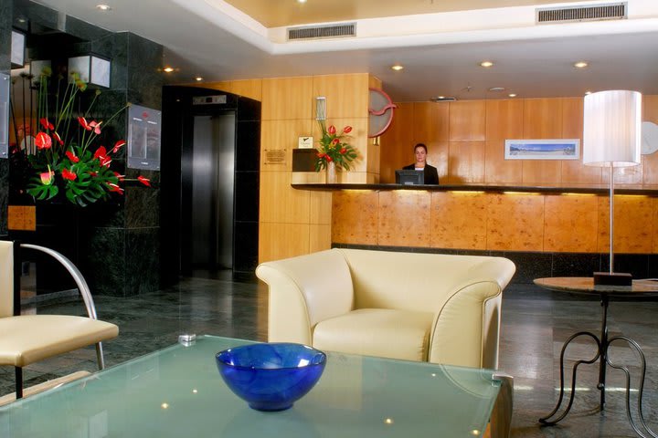 Recepción del hotel South American Copacabana