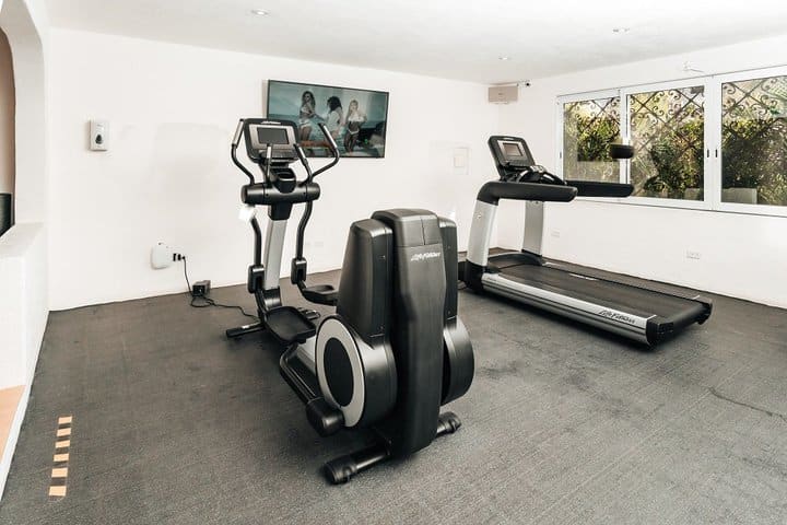 Equipped fitness center