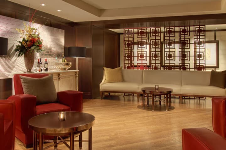 Lounge in the restaurant and bar at the Palomar San Francisco hotel