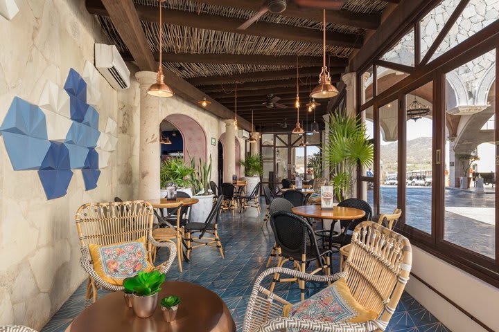 Interior of a restaurant